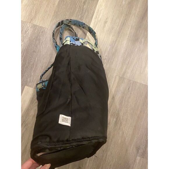 Vera Bradley-CAMO FLORAL-Pleated Tote Quilted Cotton Travel Designer Bag - Picture 16 of 16